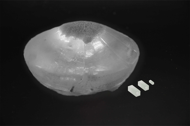 BBO Crystal with Wide transparency phase matching ranges and large nonlinear coefficient